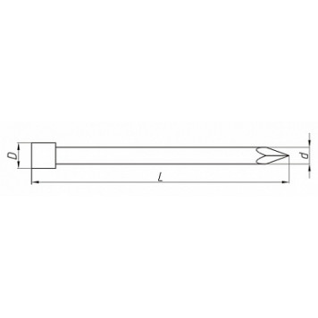 Гвозди финишные ЛАТУНЬ 1,4х40 мм, уп 5кг.-2