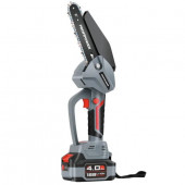 Пила E0097 аккумуляторная цепная 18B Li-ion 1х4.0 Ач, длина шины: 15 см, 1/4