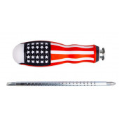 Отвёртка A4013 двухсторонняя PH2хSL 5,5 мм "Америка" с фиксатором