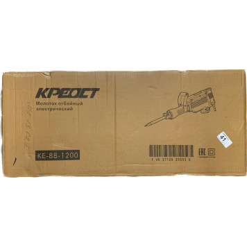 Отбойный KE-88-1200 молоток 1200 Вт, 55 Дж, 1700 уд/мин КРЕОСТ-4