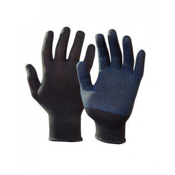 Перчатки 02Q0009-AL нейлоновые с ПВХ 15 класс, черные, S-L, 10/500 ALET Перчатки 02Q0009-AL нейлоновые с ПВХ 15 класс, черные, S-L, 10/500 ALET