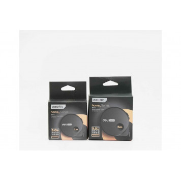 Рулетка HT8519 5мх19мм "Home Series Black", Deli-6