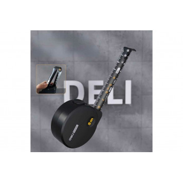 Рулетка HT8519 5мх19мм "Home Series Black", Deli-9