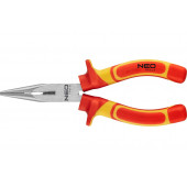 Тонкогубцы 01-224 прямые 180 мм, 1000V NEO