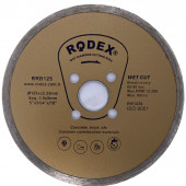 Диск RRB125 алмазный сплошной 125 мм RODEX