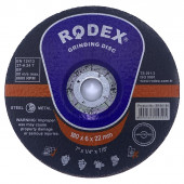 Круг RODEX 180х6,0х22 зачистной по металлу SRS6180