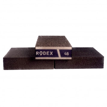Губка RODEX шлифовальная 68х98х25 зерно 46 ZDP1046-1