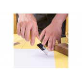 Нож технический DL003 18 мм, 2-ступенчатое лезвие Deli