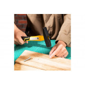 Молоток DL442003 слесарный 300гр фиберглассовая рукоять, Deli