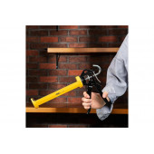 Пистолет DL2370 для герметика усиленный полузакрытый, 230 мм, Deli