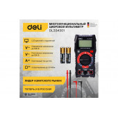 Мультиметр DL334301 цифровой универсальный DELI