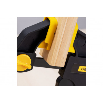 Струбцина DL110112 пистолетная быстрозажимная, 300x70мм Deli-1