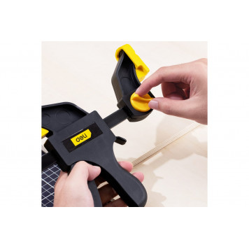 Струбцина DL110112 пистолетная быстрозажимная, 300x70мм Deli-6