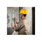 Уровень DL700800B строительный магнитный 3 глазка, 800мм, Deli