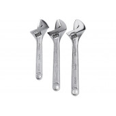 Набор DL006A-3 из 3-х разводных гаечных ключей 150,200,250 мм, Deli