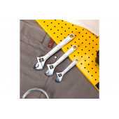 Набор DL006A-3 из 3-х разводных гаечных ключей 150,200,250 мм, Deli