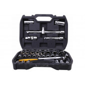 Набор DL1032 торцевых головок и ключей 32шт 1/2", Deli