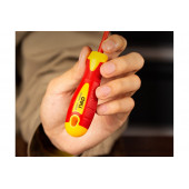 Отвёртка DL513060 диэлектрическая до 1000В крестовая PH0х60 мм Deli