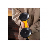 Присоска DL-XP22 двойная для стекла 2х118мм (80кг), Deli