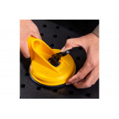 Присоска DL-XP22 двойная для стекла 2х118мм (80кг), Deli