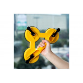 Присоска DL-XP23 для стекла тройная 3х118мм, 120кг, Deli