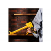 Пистолет DL2350 для герметика полузакрытый, 230 мм, Deli