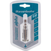 Коронка 676220 алмазная 20 мм с центрирующим сверлом по керамограниту и керамике "Rennbohr"