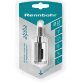 Коронка 676222 алмазная 22 мм с центрирующим сверлом по керамограниту и керамике "Rennbohr"