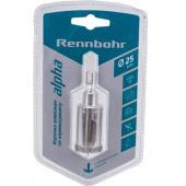 Коронка 676225 алмазная 25 мм с центрирующим сверлом по керамограниту и керамике "Rennbohr"