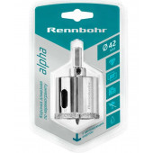 Коронка 676242 алмазная 42 мм с центрирующим сверлом по керамограниту и керамике "Rennbohr"