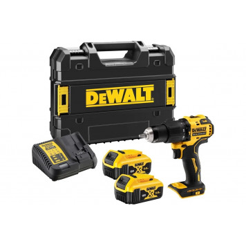 Шуруповёрт DCD709P2T-QW ударный бесщеточный 18В 2х5 А/ч DEWALT