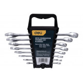 Набор DL130008A комбинированных ключей 8 шт, Deli