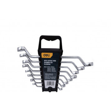 Набор DL150008A накидных ключей 8шт, Deli