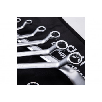 Набор DL150012A накидных ключей 12шт, Deli-2