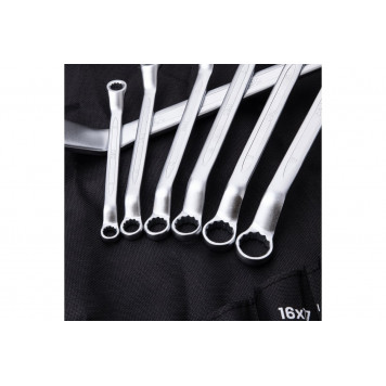 Набор DL150012A накидных ключей 12шт, Deli-4