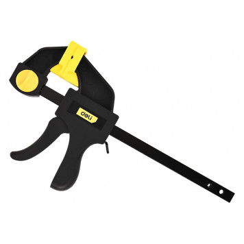 Струбцина DL110106 150x70мм пистолетная, быстрозажимная Deli