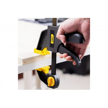 Струбцина DL110106 150x70мм пистолетная, быстрозажимная Deli-4