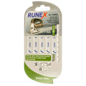 Полотно 555002 по металлу T118B (HSS, 75x50 мм), 5 шт. Runex