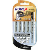 Полотно 555101 по дереву Т101В (100x75 мм), 5 шт. Runex