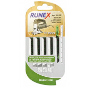 Полотно 555109 по дереву T119BO (75x50 мм), 5 шт. Runex