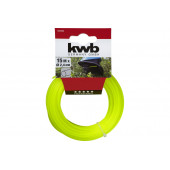 Леска для триммера Profi kwb, 2,4ммх15м, нейлон, сечение круг, 654224 Einhell