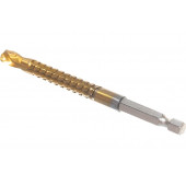 Сверло-фреза универсальное 8х112 мм, титановое покрытие Hagwert