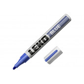 Маркер LEKO STANDART с нитроэмалью синий, уп 12шт