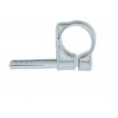 Хомут для труб быстрый монтаж 32 мм, шуруп 8х50 мм, уп 25шт.