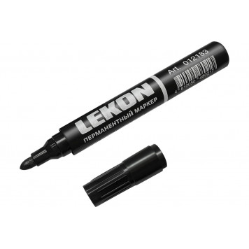 Маркер LEKON LOGISTIC перманентный, уп 10шт