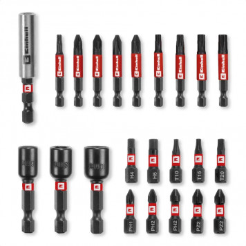Набор 108703 бит и головок S-case, 28 предметов Einhell-2