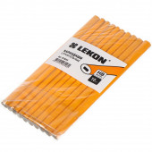 Карандаш 014013 строительный овальный, цвет покрытия желтый уп 10шт