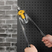 Заклепочник DL2320 двуручный 430 мм (диаметр заклепок 3.2, 4.0,4.8 мм) Deli