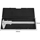 Штангенциркуль DL92150 150 мм, метрическая шкала Deli