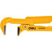 Ключ трубный DL105140 рычажный №1 315 мм (прямые губки 0-40 мм) Deli